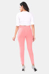 Sweet Moon Knit Cotton Yoga Leggings-Pastel Peach — thumbnail 3